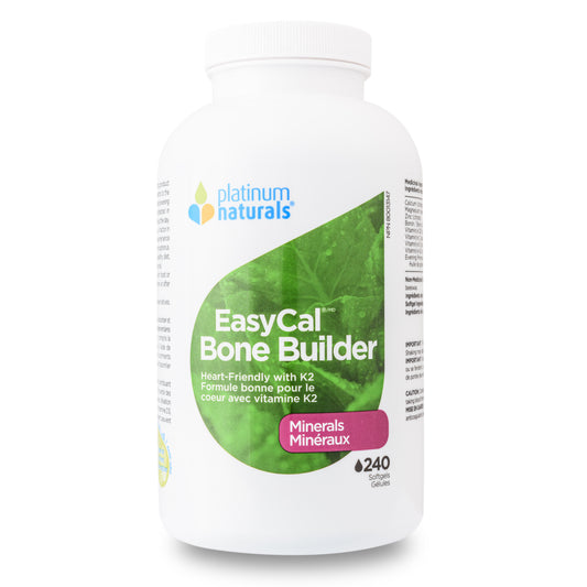 Platinum Naturals EasyCal Bone Builder - 240 soft gels